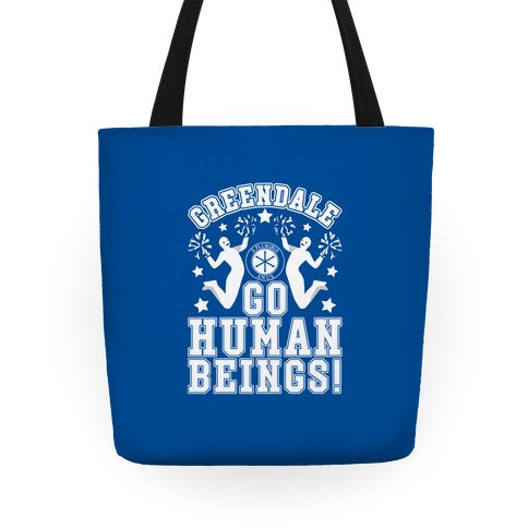 Greendale Go Human Beings! Community Tote Bag